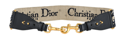 Christian Dior Oblique Embellished Bag Strap, front view